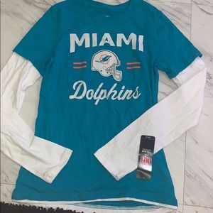 Girls Miami Dolphins long sleeve top